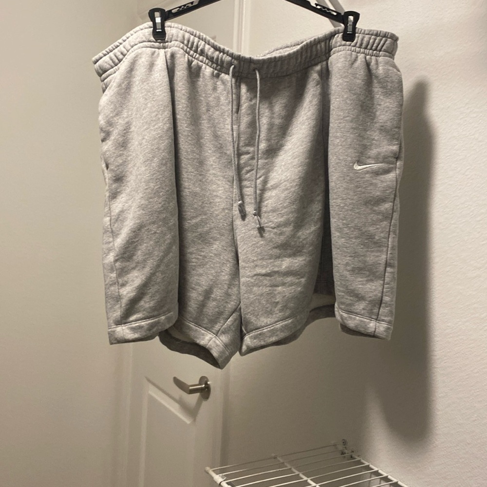 Grey Nike sweat shorts